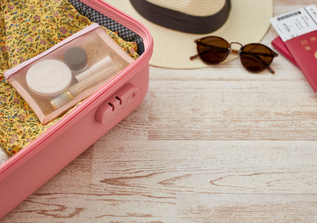 Luggage and packing for holiday