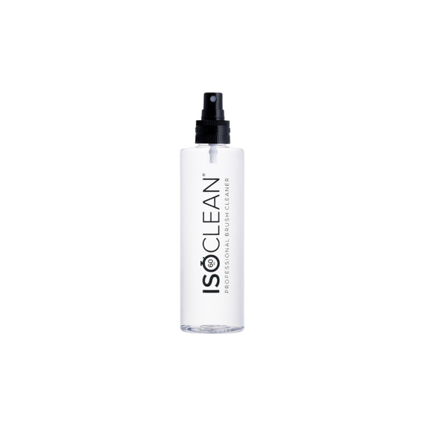 ISO CLEAN spray bottle on a white background