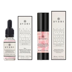 Avant Skincare Revitalising Facial Serum & Anti-ageing Hyaluronic Eye Serum Duo