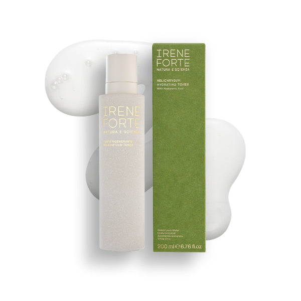 Irene Forte skincare product with packaging on a white background