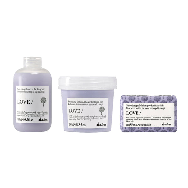 Davines LOVE Smoothing Anti Frizz Trio
