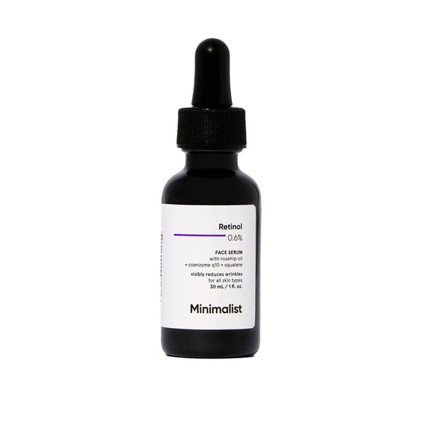 Minimalist Retinol 0.6% Face Serum - Short Dated (Worth £13)