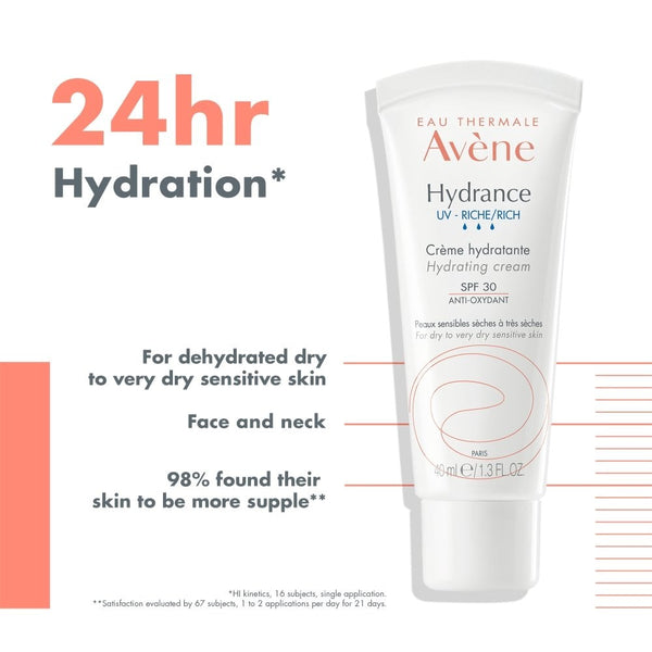 Avène Hydrance SPF 30 Hydrating Cream for Dehydrated Skin 40ml