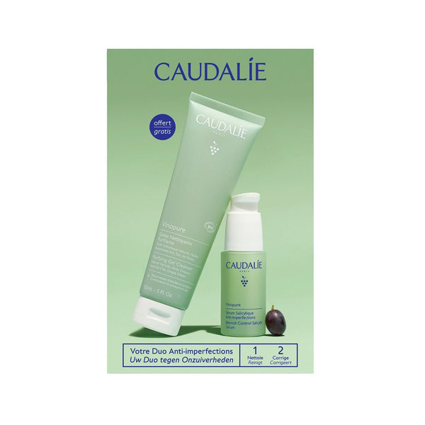 Caudalie Vinopure Clear Skin Cleanse & Treat Set (Worth £52)