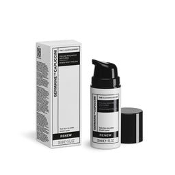 Skincare product with packaging on a white background