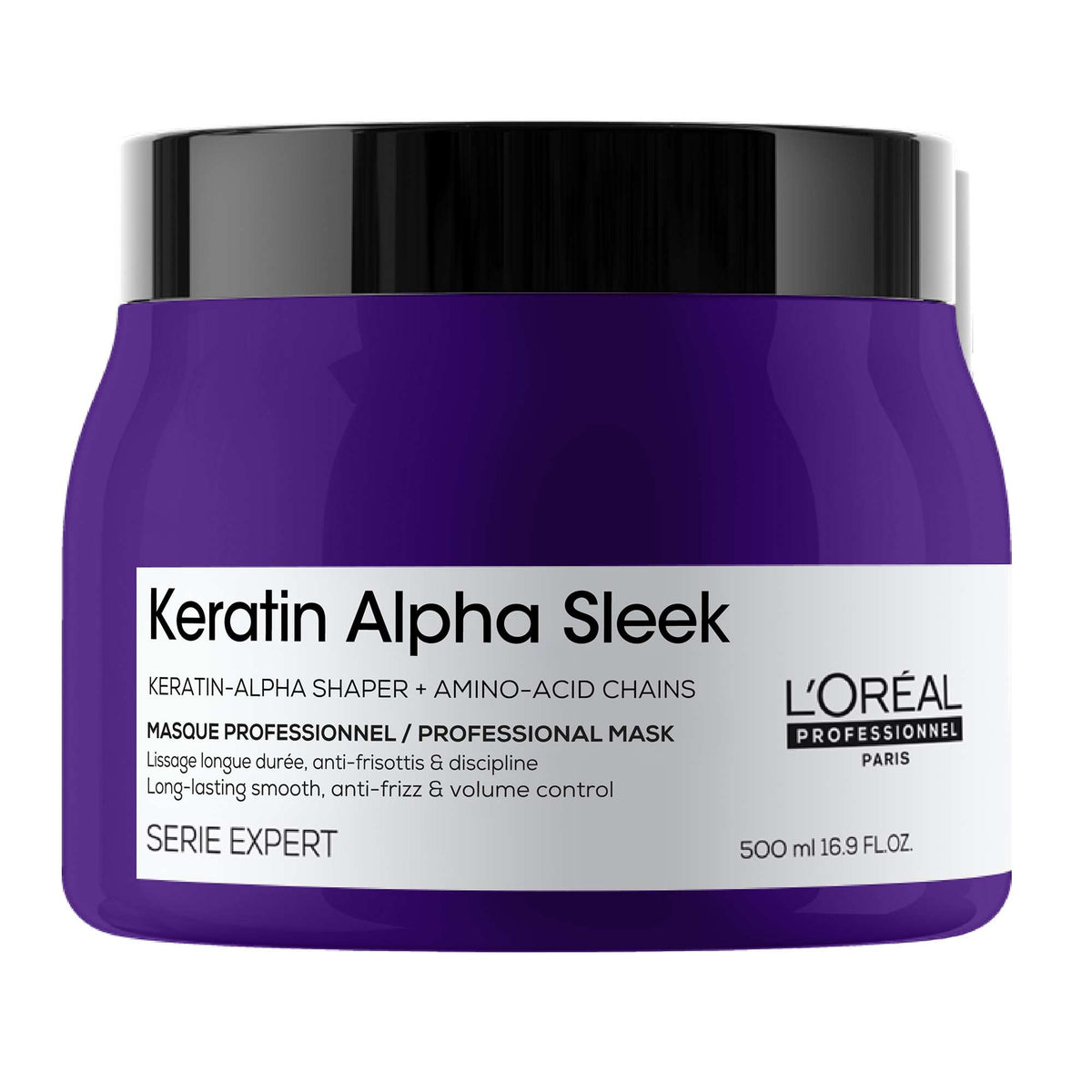 L'Oreal Professionnel Keratin Alpha Sleek Professional Hair Mask 500ml