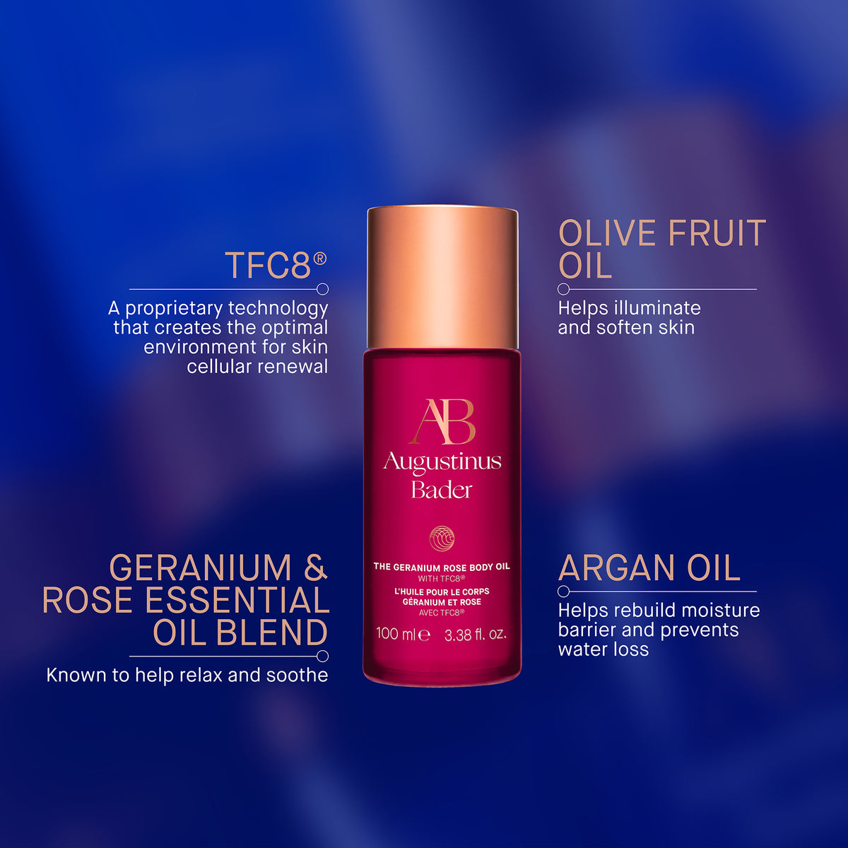 Augustinus Bader The Geranium Rose Body Oil
