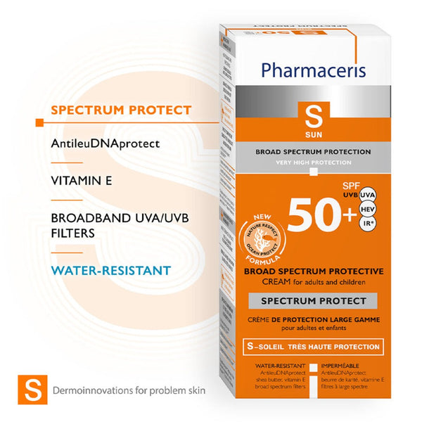 Pharmaceris S - Broad Spectrum Sun Protection Cream SPF 50