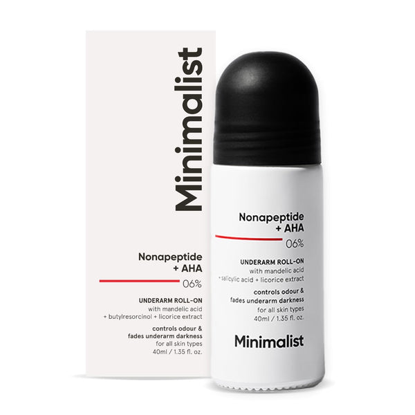 Minimalist Nonapeptide + AHA 6% Underarm Roll-On
