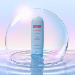 Coco & Eve Body Sunscreen SPF50+ inside a bubble