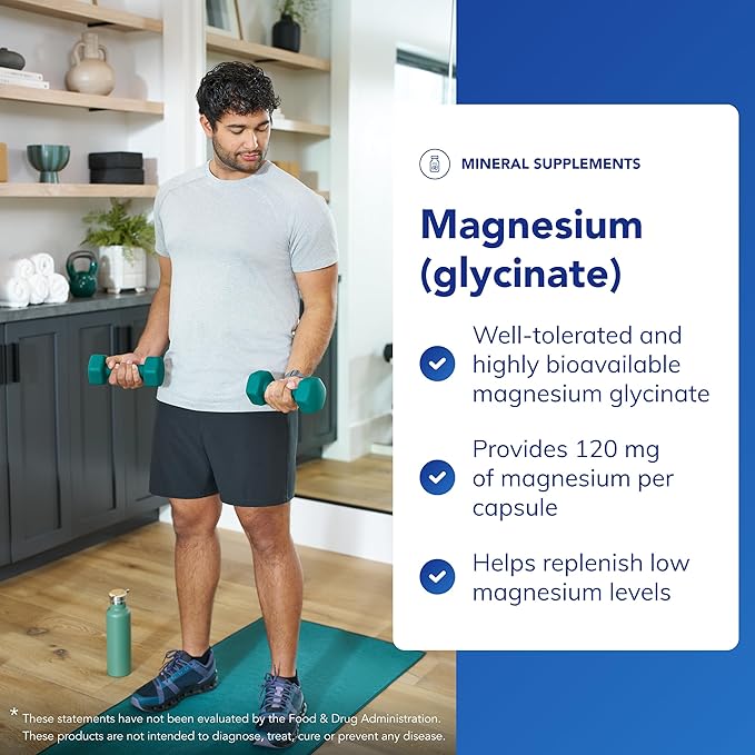 Pure Encapsulations Magnesium Glycinate 180 Capsules