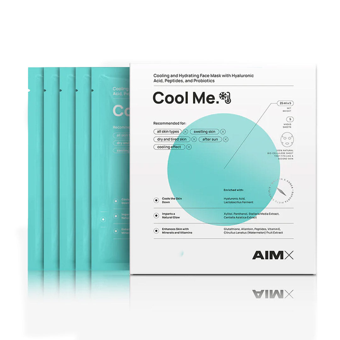 AimX Hydrating and cooling face mask with probiotics 