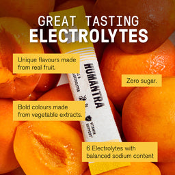 Humantra Apricot Electrolyte Powder, 20 Sachets