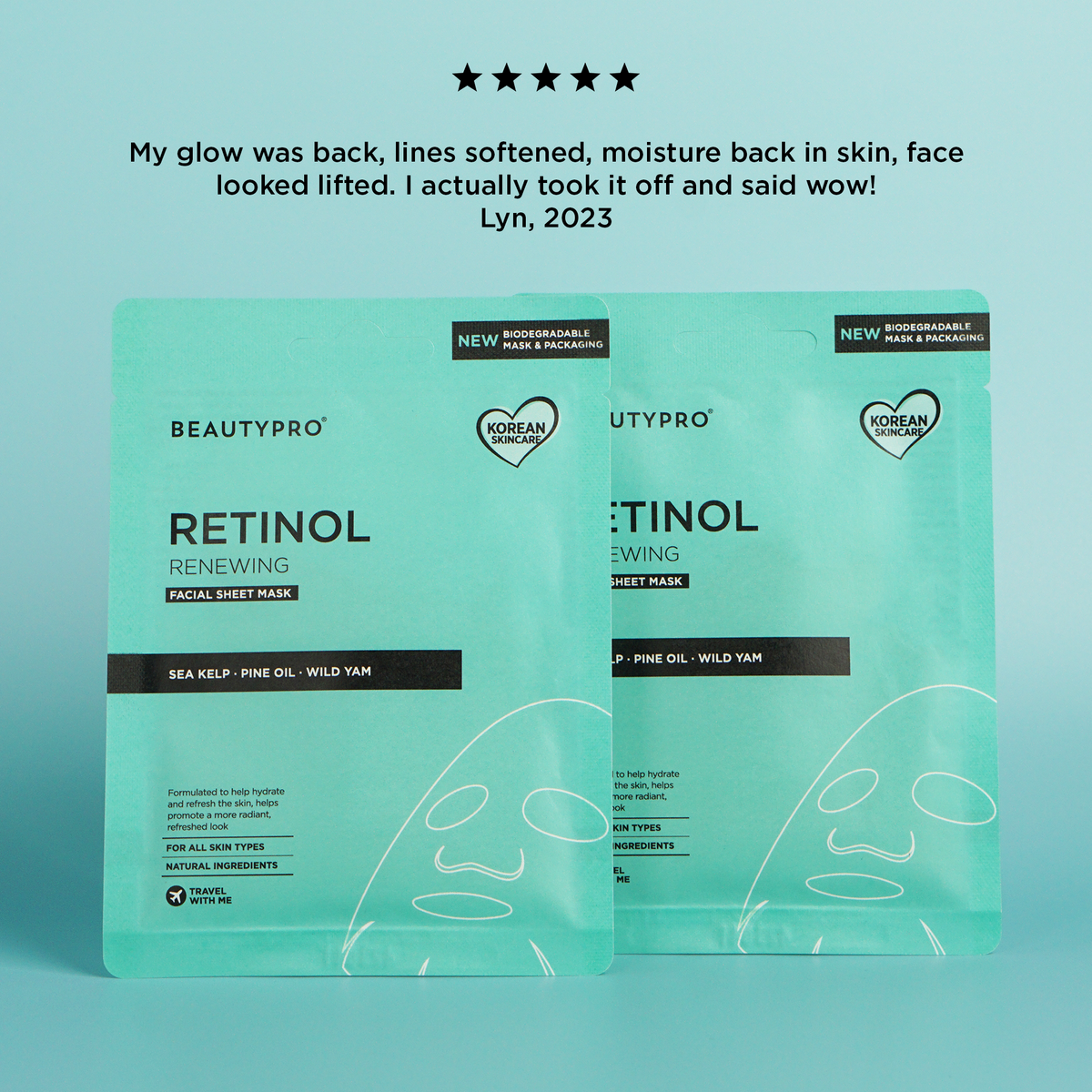 BEAUTYPRO RETINOL Anti-Ageing Sheet Mask