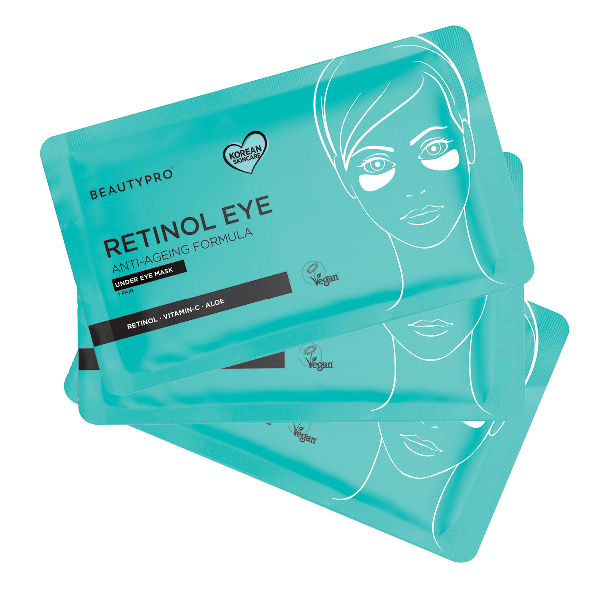 BEAUTYPRO Retinol Under Eye Patch (3 Pairs)