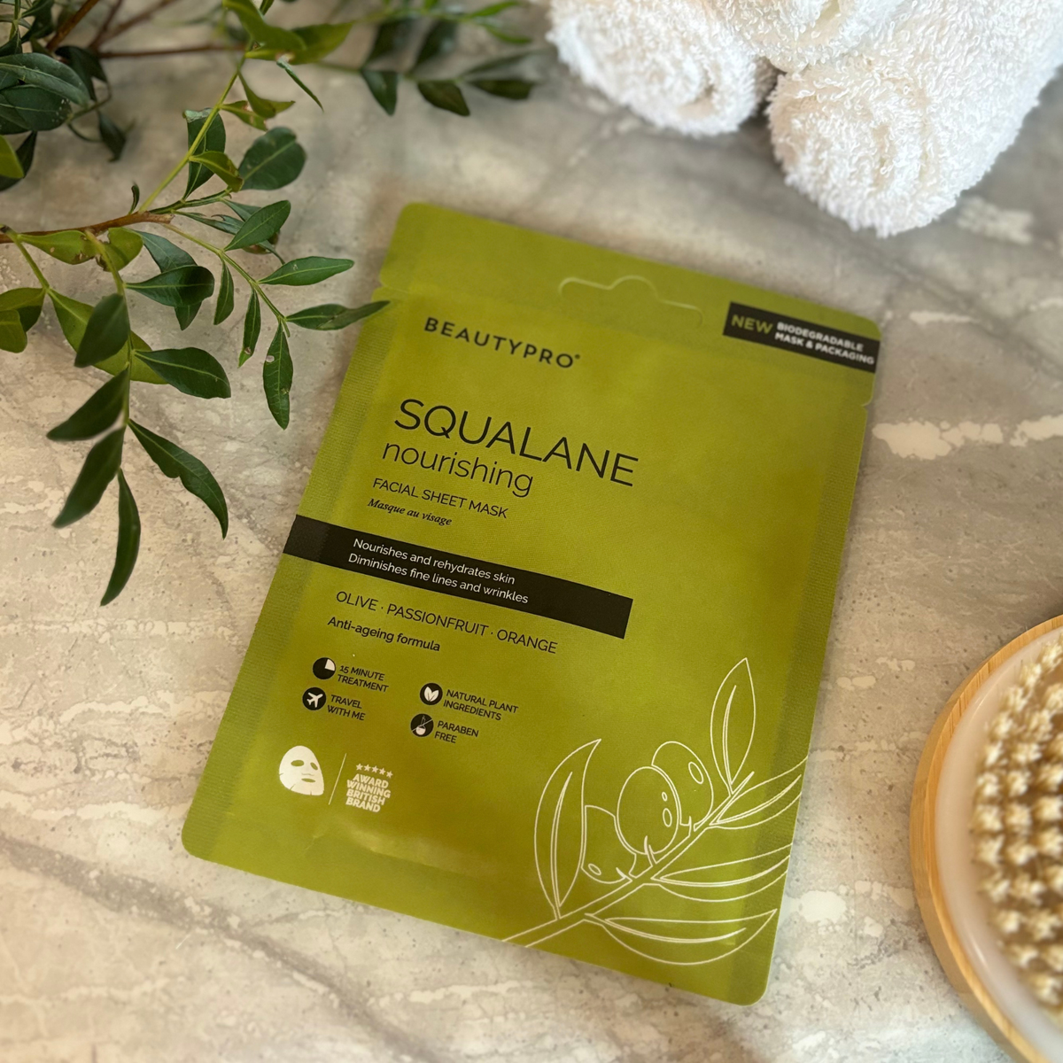 BEAUTYPRO Squalane Nourishing Face Sheet Mask