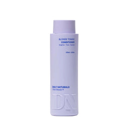 Purple bottle of Blonde Toning Conditioner by Daily Naturals on a white background