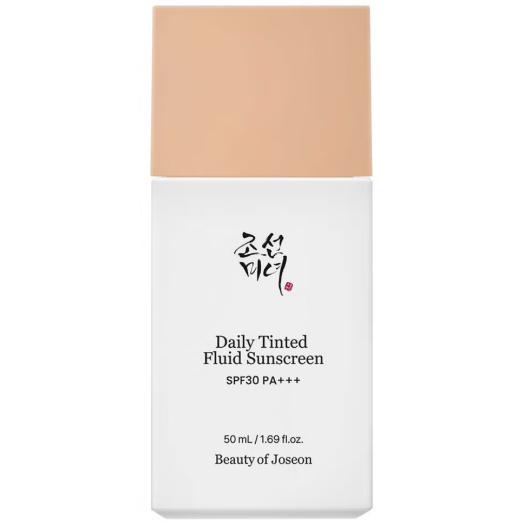 Beauty of Joseon Daily Tinted Fluid Sunscreen packaging on a white background
