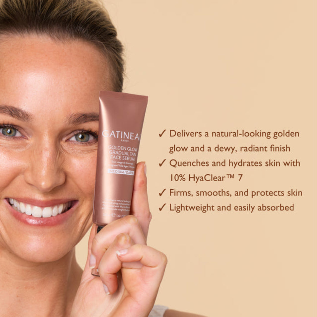 Gatineau Golden Glow Gradual Tan Face Serum Medium/Dark 10ml