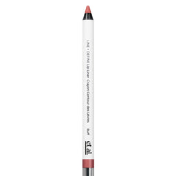 Lip liner with brand name on a light gray background