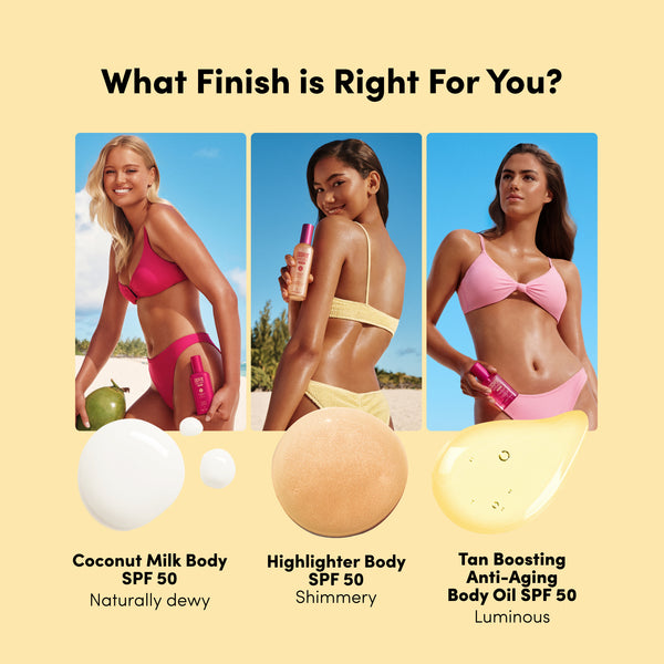 Coco & Eve Sunny Honey Protect Body Highlighter SPF 50