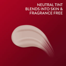 Neutral tint blends into skin and fragrance free