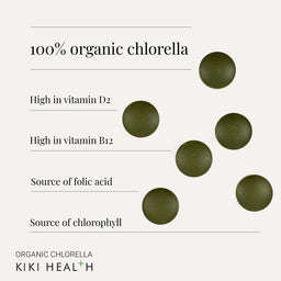 KIKI Health Organic Chlorella 200 Tablets