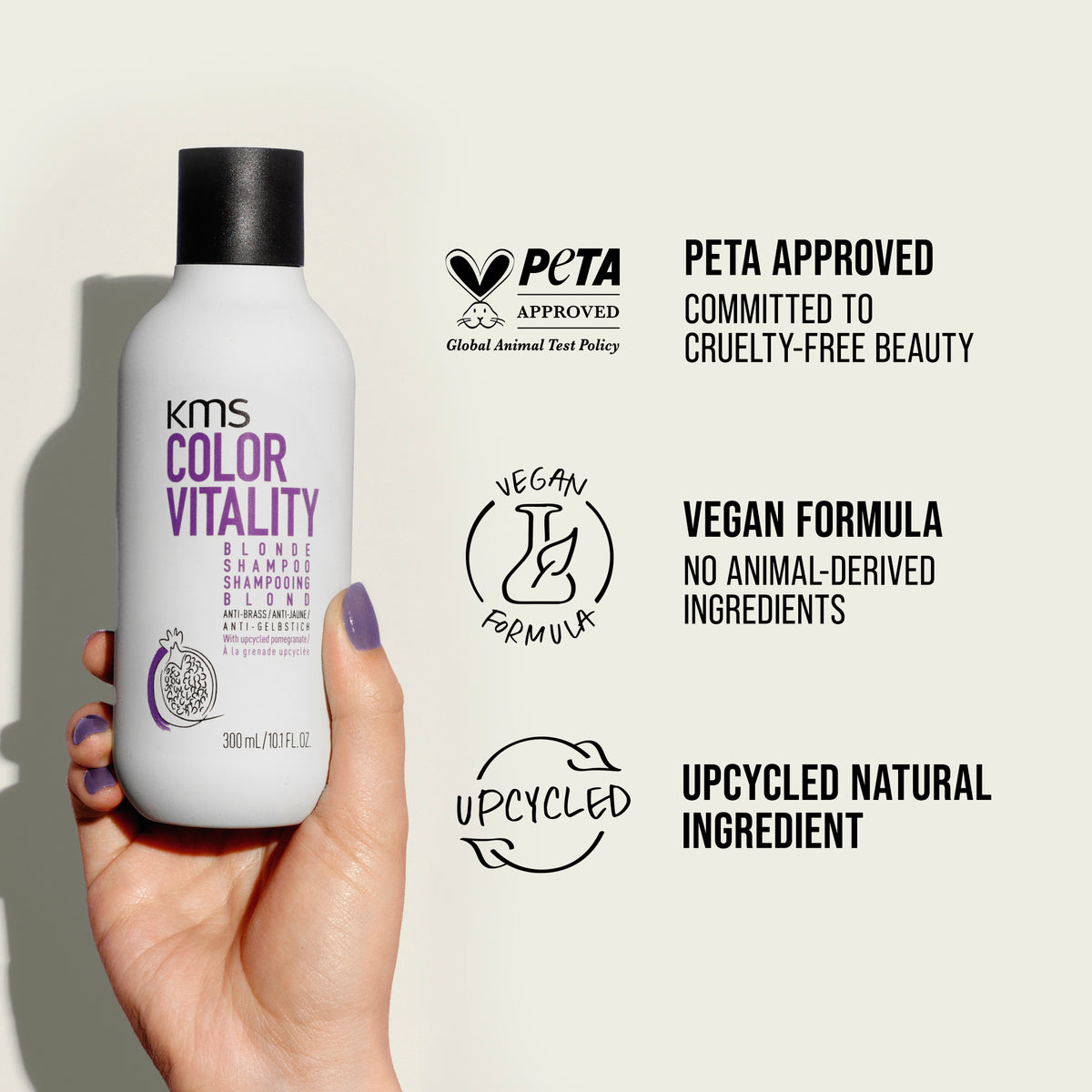 KMS Color Vitality Blonde Shampoo 300ml