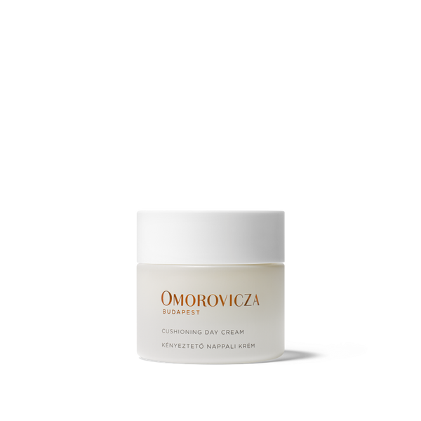Omorovicza skincare jar on a white background