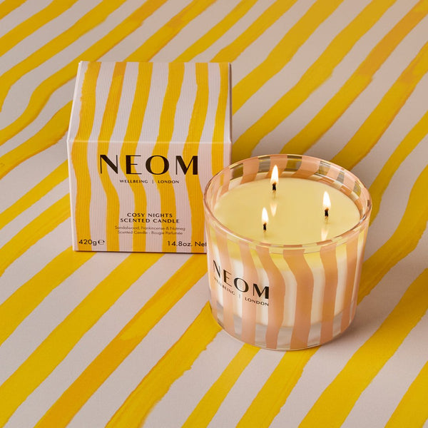 NEOM Wellbeing London Cosy Nights 3 Wick Candle