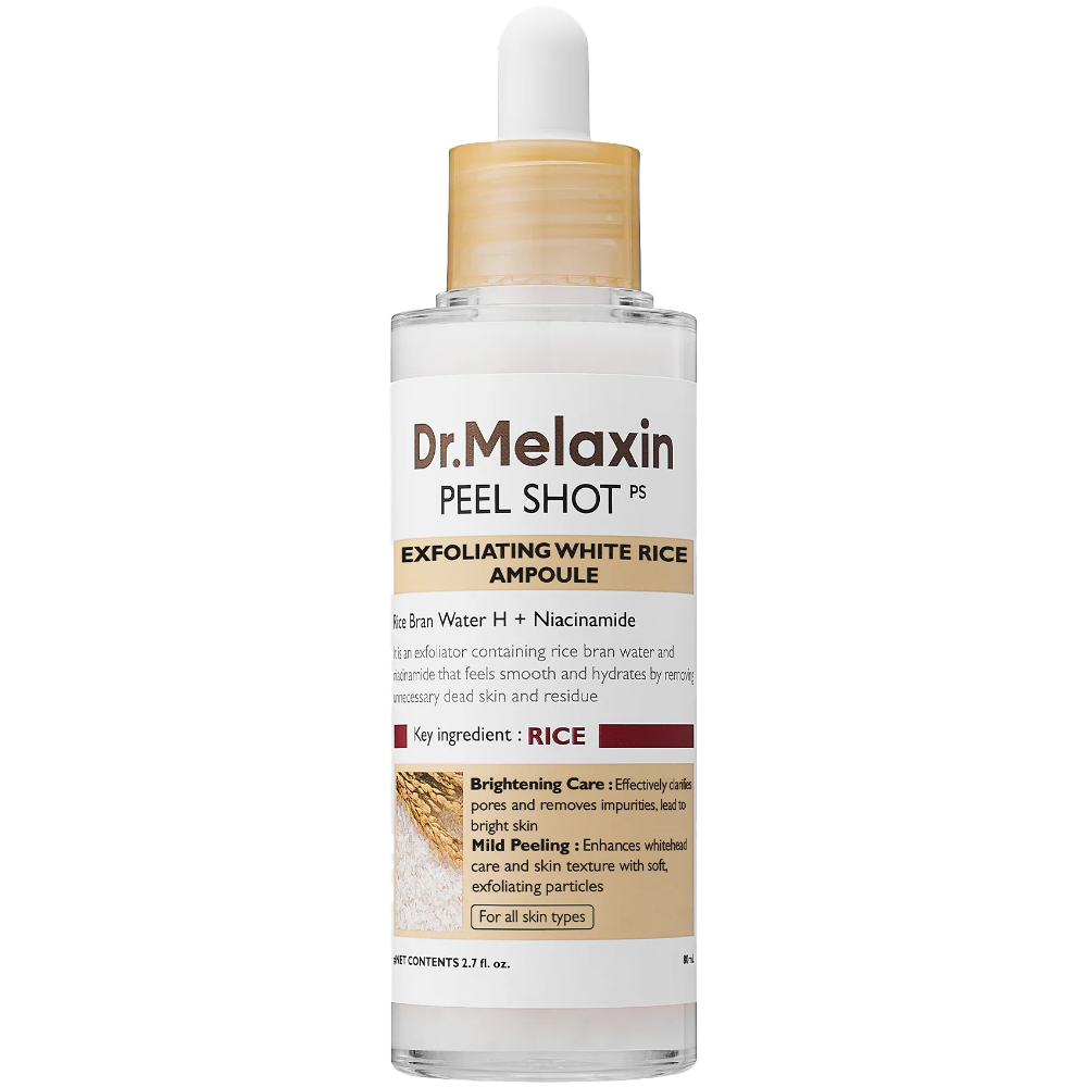 Dr. Melaxin Peel Shot Exfoliating White Rice Ampoule 80ml