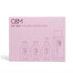 O&M Jet Set Volume Essentials packaging on a pink background