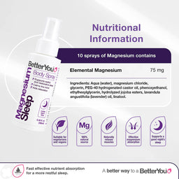 BetterYou Magnesium Sleep Body Spray