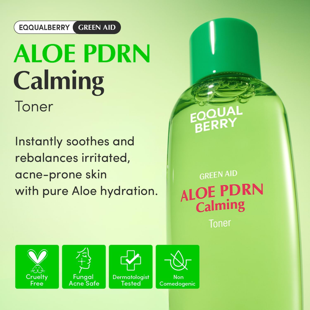 Eqqualberry Green Aid Aloe PDRN Calming Toner 150ml