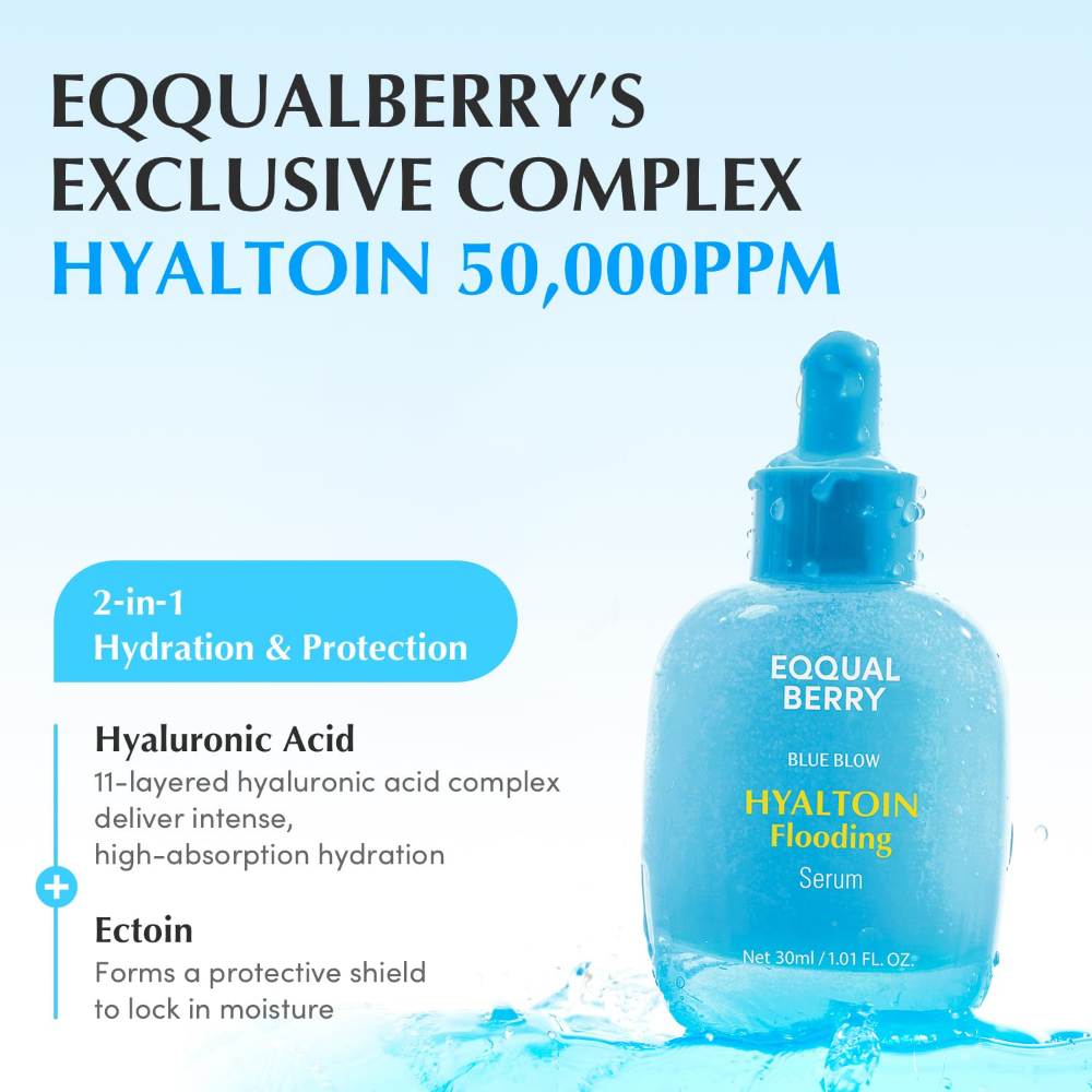 Eqqualberry Blue Blow Hyaltoin Flooding Serum 30ml