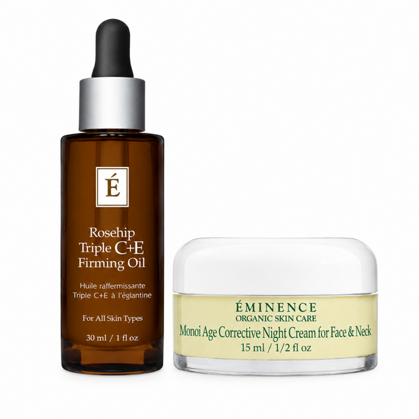 Eminence Rosehip Oil & Monoi Night Cream Bundle
