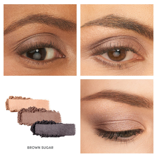 Jane Iredale PurePressed Eye Shadow Triple Brown Sugar