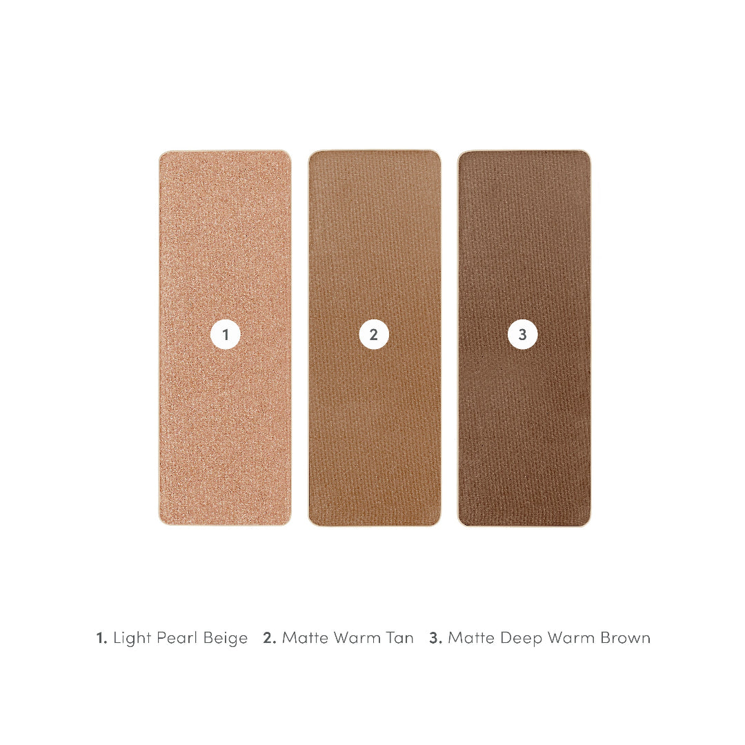 Jane Iredale PurePressed Eye Shadow Triple Triple Cognac
