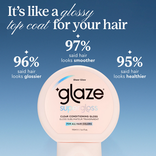 Glaze Supergloss Clear Conditioning Hair Gloss Sheer Glow 190ml