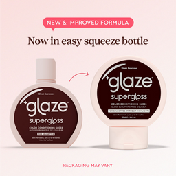 Glaze Supergloss Color Conditioning Hair Gloss Sleek Espresso For Instant Shine 190ml