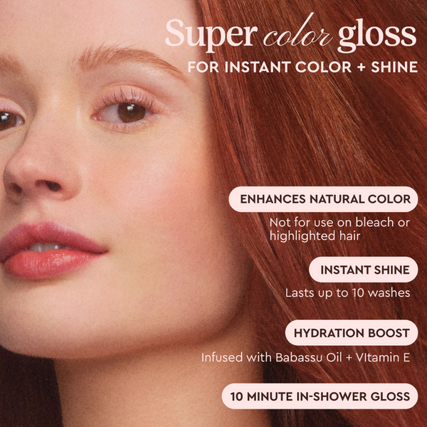 Glaze Supergloss Color Conditioning Hair Gloss Glace Cherry For Instant Shine 190ml