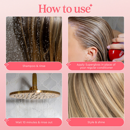Glaze Supergloss Color Conditioning Hair Gloss Honey Blonde For Instant Shine 190ml