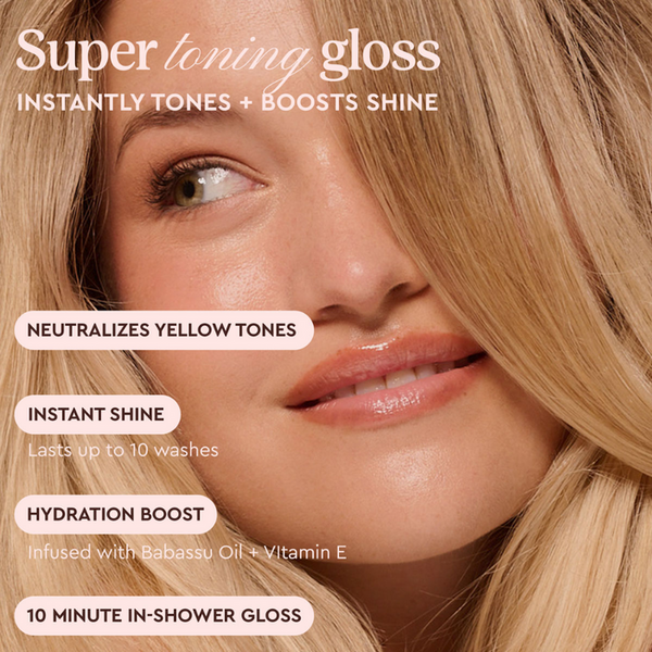 Glaze Supergloss Toning Conditioning Hair Gloss Pearl Blonde For Instant Shine 190ml