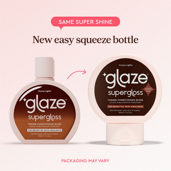 Glaze Supergloss Clear Conditioning Hair Gloss Cocoa Lights For Instant Shine 190ml