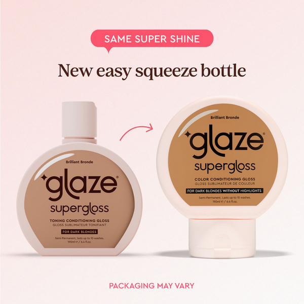 Glaze Supergloss Color Conditioning Hair Gloss Brilliant Bronde For Instant Shine 190ml