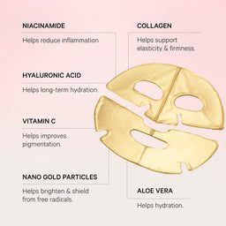 MZ SKIN Hydra-Lift Golden Treatment Face Mask