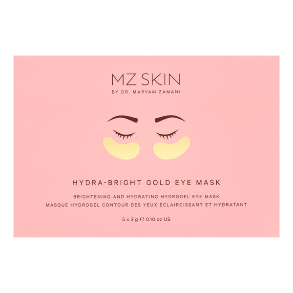 MZ SKIN Hydra-Bright Gold Eye Mask 5 x Masks