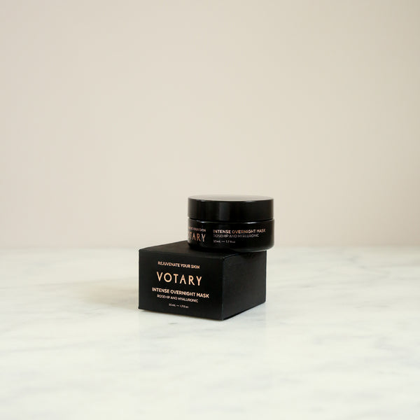 VOTARY Intense Overnight Mask - Rosehip and Hyaluronic