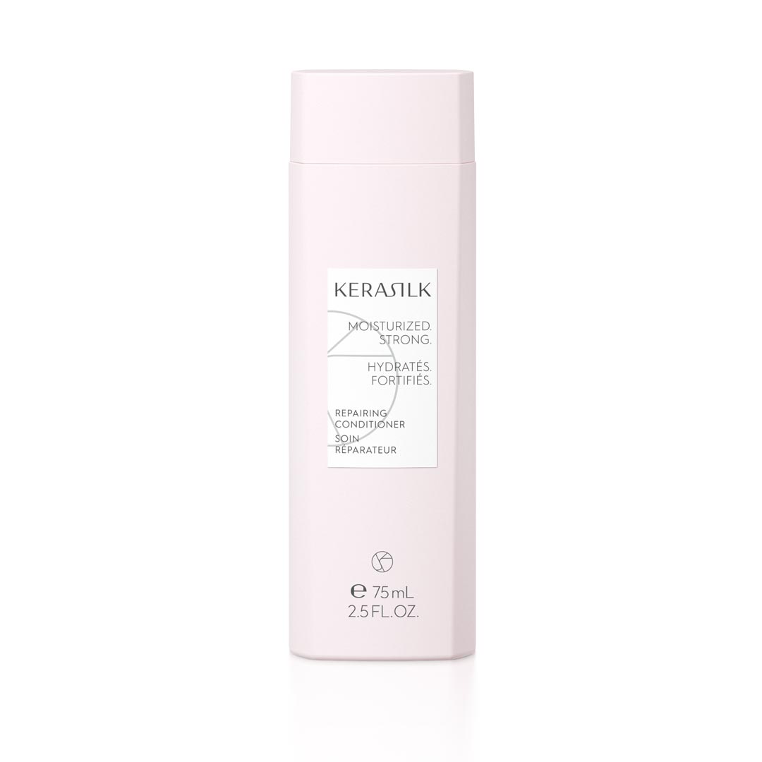 Kerastilk conditioner bottle on a white background
