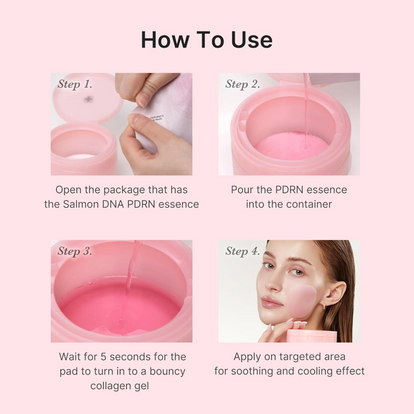 Medicube PDRN Pink Collagen Gel Toner Pads x70